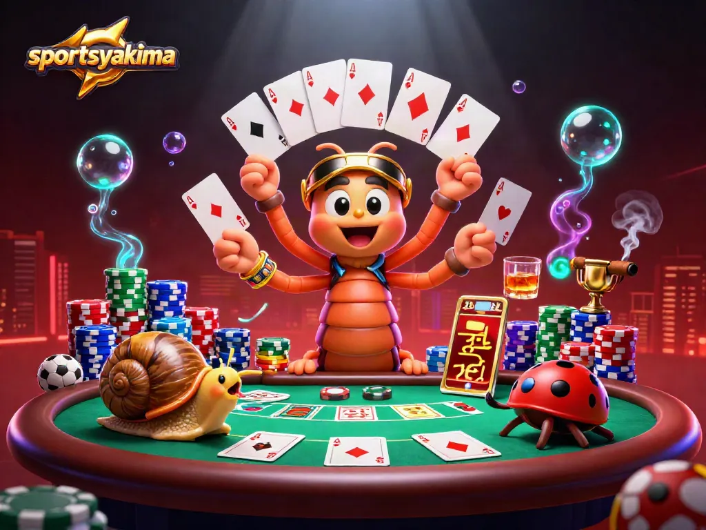 Engage in thrilling betting action at sportsyakima with vibrant 3D casino characters and colorful game elements.