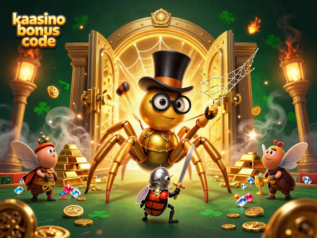 Engage with kaasino bonus code to unlock exclusive rewards in this vibrant casino illustration.
